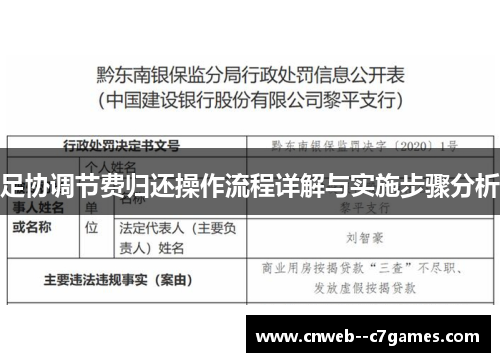 足协调节费归还操作流程详解与实施步骤分析